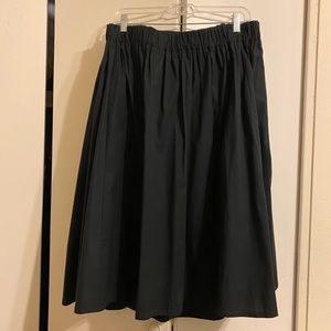 eShakti Black Poplin Custom Fun Comfortable Skirt!